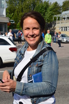 Kansanedustaja Veronika Honkasalo vieraili Virkkala päivillä