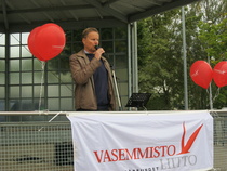 
Lohjan Vasemmistoliiton puheenhohtaja Hannu Makkonen
