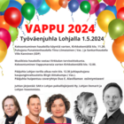 Lohjan työväen Vappu 2024