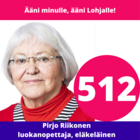 Lohjan Vasemmiston ehdokkaat Aluevaalit Länsi-Uusimaa 
Pirjo Riikonen

luokanopettaja, eläkeläinen

Ääni minulle, ääni Lohjalle!

Hyvinvointi kuuluu kaikille  #aluevaalit2022 #kaikille #Lohja #Vasemmisto #Länsiuusimaa #Espoo #Hanko #Inkoo #Karkkila #Kauniainen #Kirkkonummi #Raasepori #Siuntio #Vihti