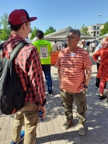 Lohja Vasemmisto kuntavaaliehdokkaat 2021 Lohjan torilla 