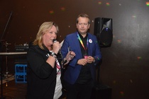 Tiina Liimatainen ja Antero Eerola yleisön tentattavana