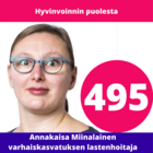 Lohjan Vasemmiston ehdokkaat Aluevaalit Länsi-Uusimaa 
Annakaisa Miinalainen

varhaiskasvatuksen lastenhoitaja

Hyvinvointi kuuluu kaikille  #aluevaalit2022 #kaikille #Lohja #Vasemmisto #Länsiuusimaa #Espoo #Hanko #Inkoo #Karkkila #Kauniainen #Kirkkonummi #Raasepori #Siuntio #Vihti