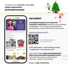 Tilaa joululahjat Tue Tiimä sivulta ja tue Lohjan Vasemmistoa